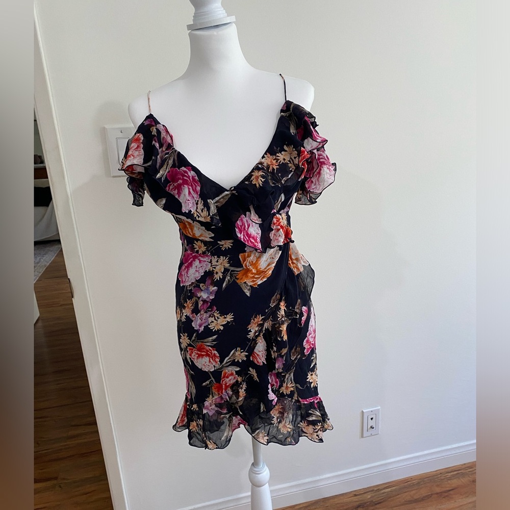 Floral off the shoulder Nicholas dress